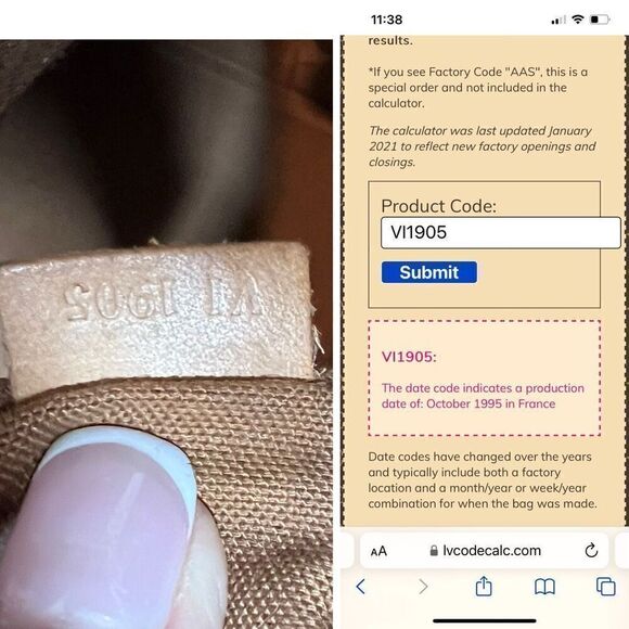 Authenticated Louis Vuitton Alma PM Brown Monogram Canvas Leather Handbag w/COA - Picture 12 of 13